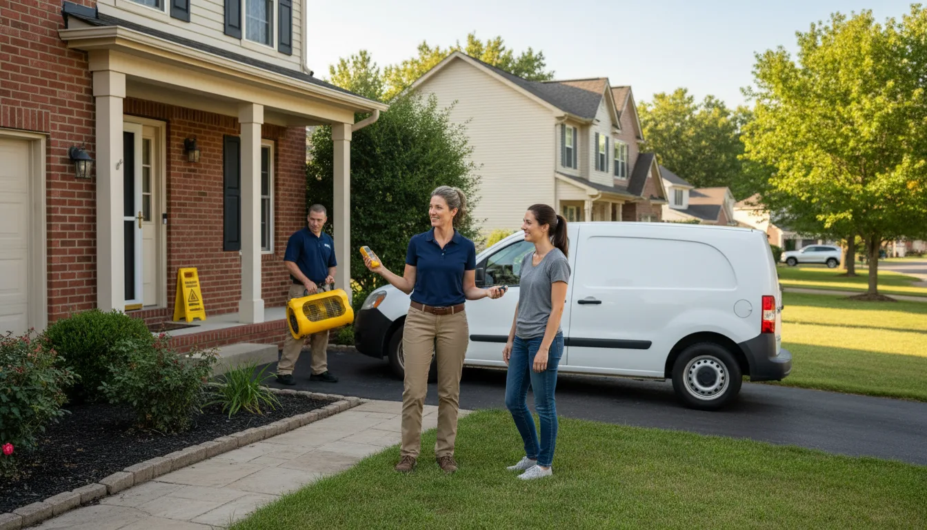Water restoration image for Emergency Water Damage Restoration in Rising Sun, IN
